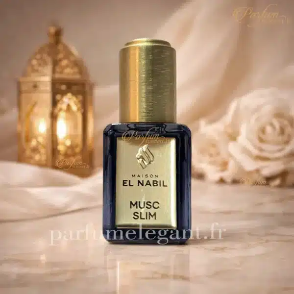 flacon-musc-slim-el-nabil-parfum-unisexe-moderne-et-propre-5ml Parfum El Nabil Musc Slim – fragrance mixte fraîche et élégante