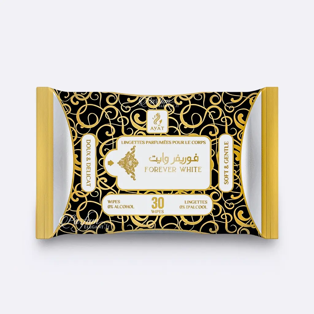 Lingettes Parfumées Fakhr Al Arab – Élégance, douceur et parfum oriental 1 Lingettes parfumées Fakhr Al Arab Ayat – 30 lingettes douces sans alcool