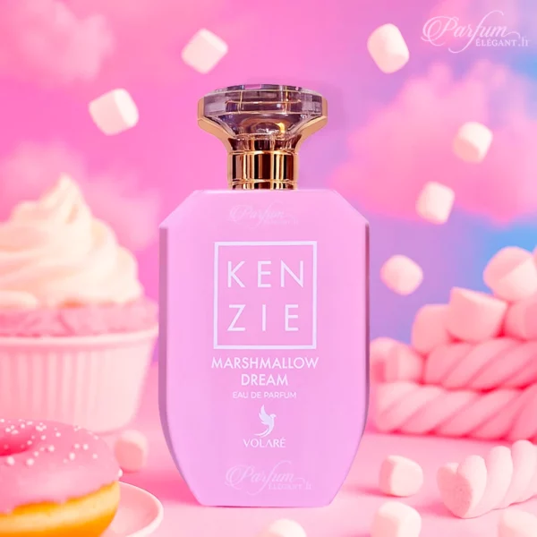 Flacon Kenzi Marshmallow Dream – parfum femme gourmand à la vanille et guimauve