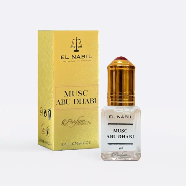 Musc Abu Dhabi El Nabil – parfum sans alcool concentré 5 ml