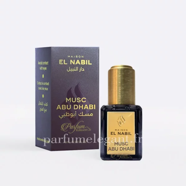 Parfums Homme – Parfums Dubaï & Orientaux Inspirés de Grandes Marques 93 Musc Abu Dhabi El Nabil – parfum sans alcool concentré 5 ml