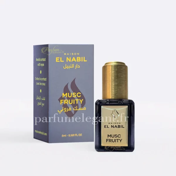 Parfums Homme – Parfums Dubaï & Orientaux Inspirés de Grandes Marques 87 Musc Fruity El Nabil – parfum concentré sans alcool fruité 5 ml