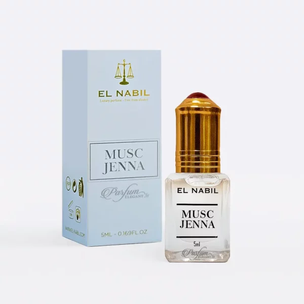 Musc Jenna El Nabil – parfum concentré sans alcool floral et doux