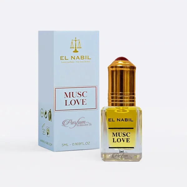 Musc Love El Nabil – parfum concentré sans alcool floral et musqué