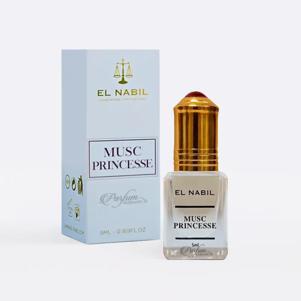 Musc Princesse El Nabil – parfum concentré sans alcool floral et féminin