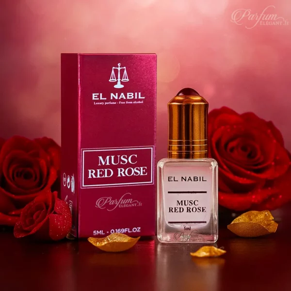 Parfum El Nabil Musc Red Rose – fragrance à la rose rouge et au musc