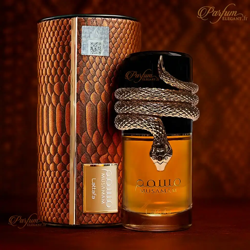 Musamam – Eau de Parfum Unisexe Lattafa 3 Flacon Musamam Lattafa avec étui serpenté