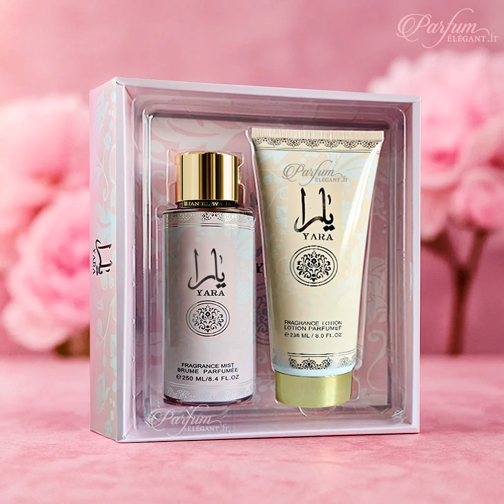 Coffret Yara Rose – Brume & Lotion Parfumée – Sultan El Waha 3 Coffret Yara Rose – parfum féminin doux et élégant