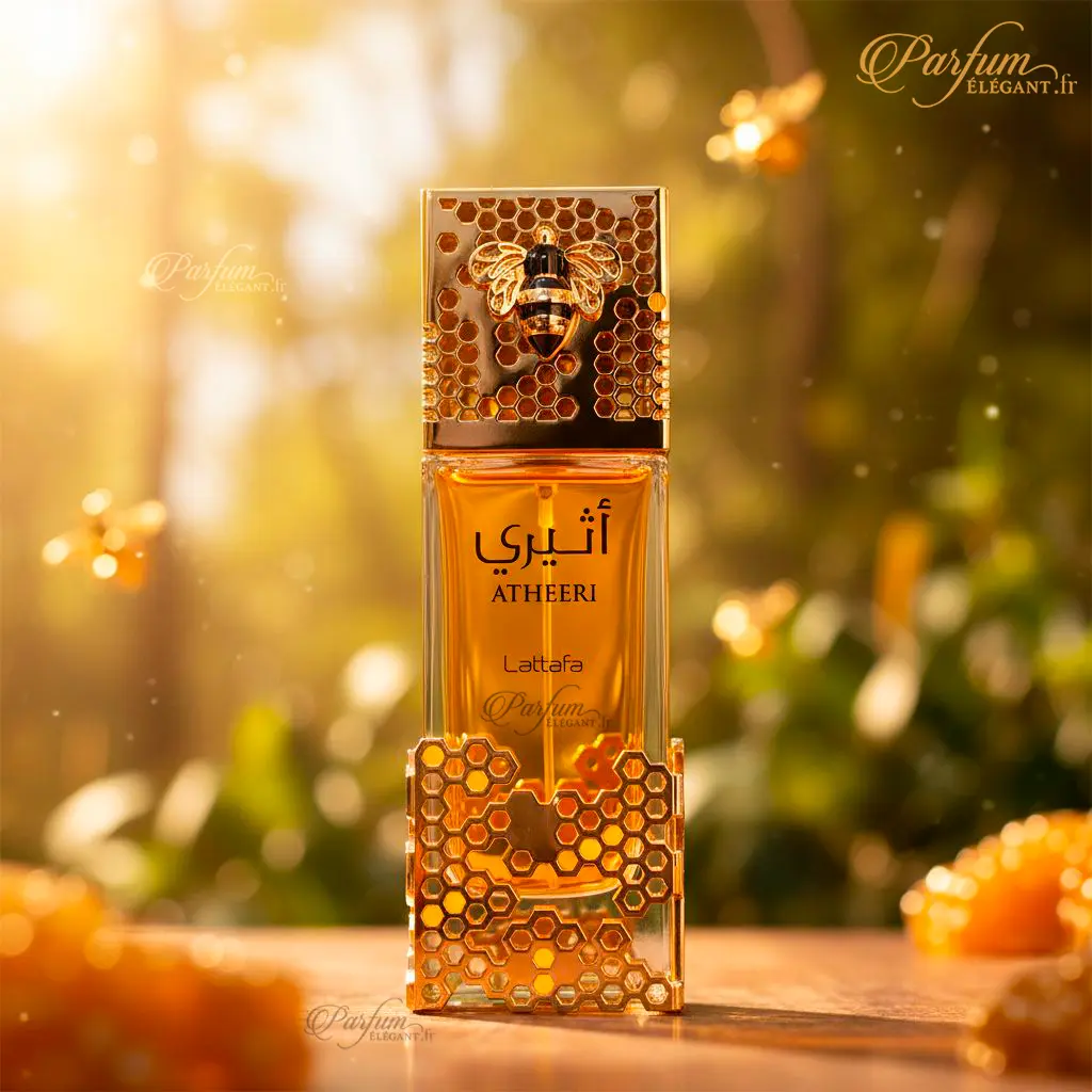 Atherri – Eau de Parfum Mixte Oriental Ambré | Lattafa 2 Atheeri Lattafa avec son coffret luxe – extrait de parfum sucré ambré