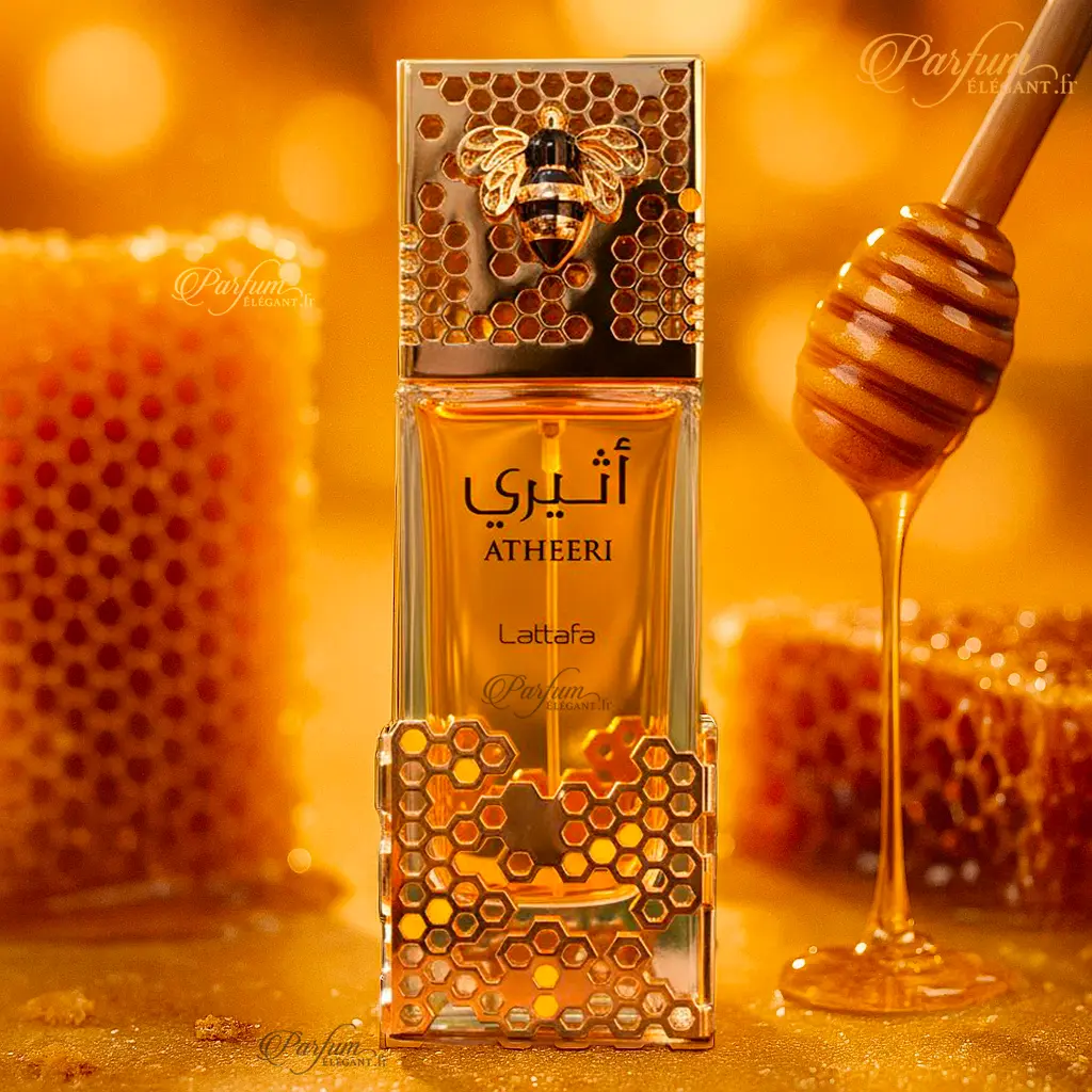 Atherri – Eau de Parfum Mixte Oriental Ambré | Lattafa 3 Bouteille Atheeri Lattafa – fragrance au miel et notes florales orientales