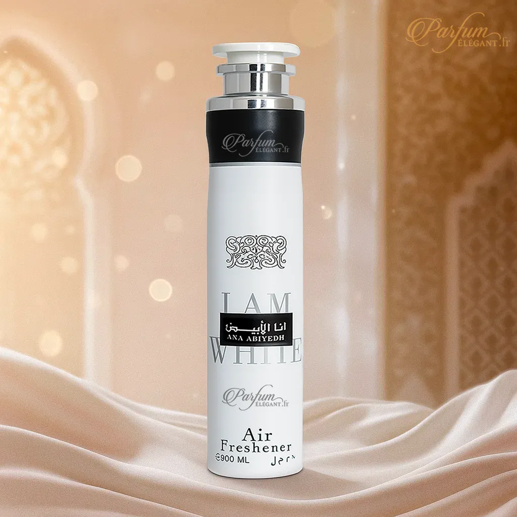 Spray Maison Musc Blanc – Inspiration Ana Abiyedh White 2 parfum maison musc blanc doux propre draps canapé voiture sensation linge frais