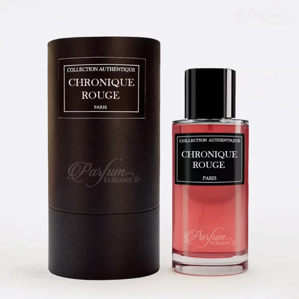 Flacon Chronique Rouge – parfum oriental gourmand puissant – alternative luxe de niche mixte