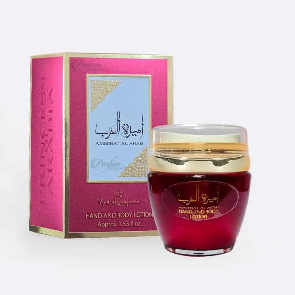 ameerat al arab lotion corps mains creme parfumée oriental coffret