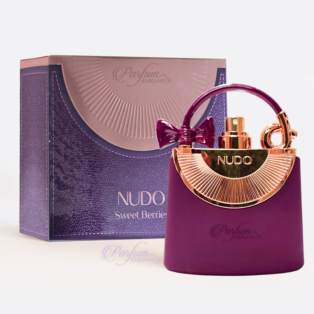 Nudo Sweet Berries – Eau de Parfum Fruité Gourmand Femme | Fragrance World 1 parfum nudo sweet berries avec son coffret de luxe - parfum elegant