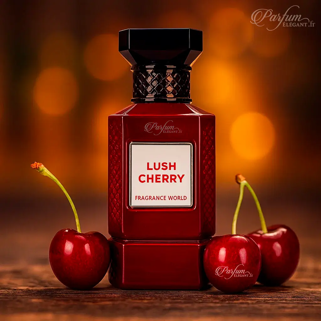 Lush Cherry – Eau de Parfum Cerise Gourmande & Amande | Fragrance World 2 Parfum unisexe fruité gourmand dupe de marque