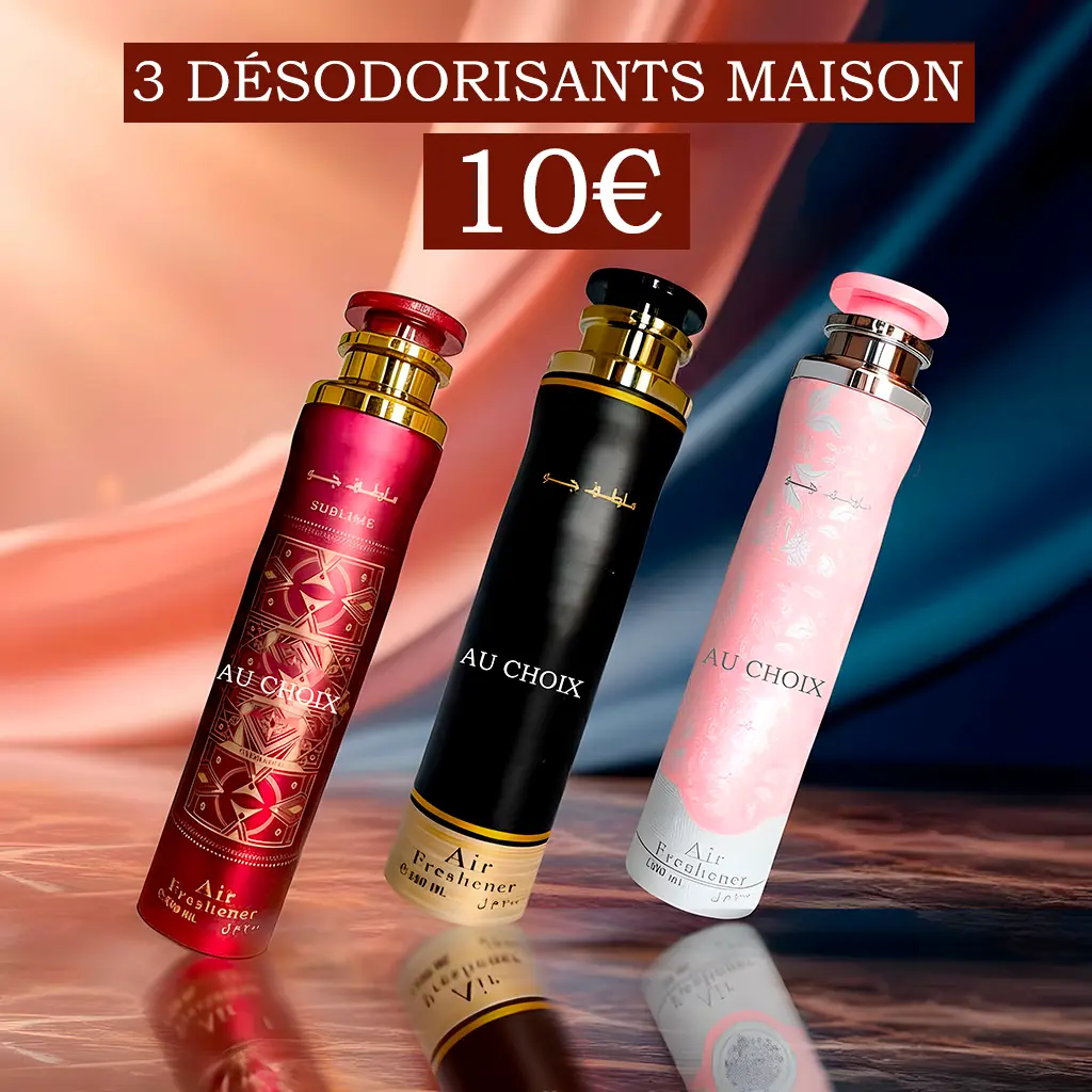 Promo 3 désodorisants maison au choix pour 10 €