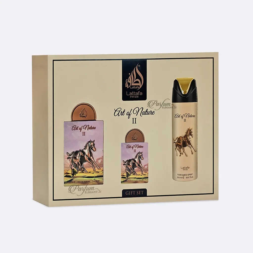 Art of Nature II – Coffret Cadeau Parfum Oriental Ambré – Lattafa Pride 1 Coffret Art of Nature II parfum oriental ambré Lattafa Pride
