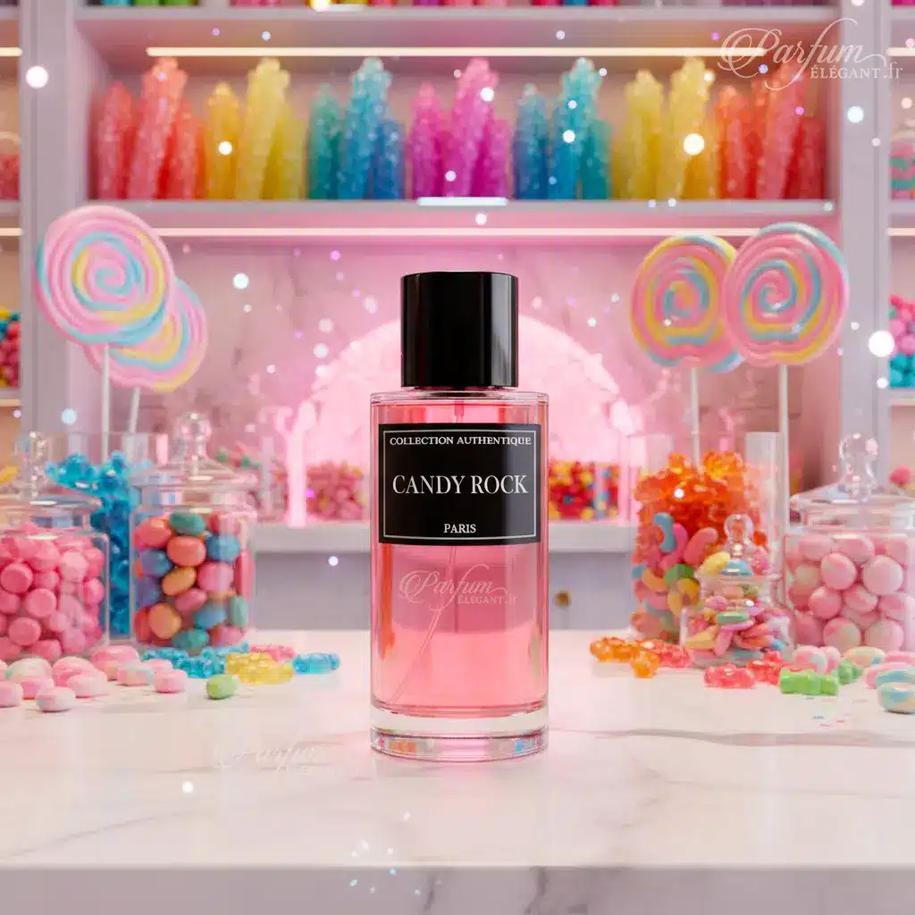 Candy Rock – Collection Privée L’Authentique (50 ml) 2 Parfum Candy Rock 50 ml – vanille sucrée, notes fruitées et fleurs douces