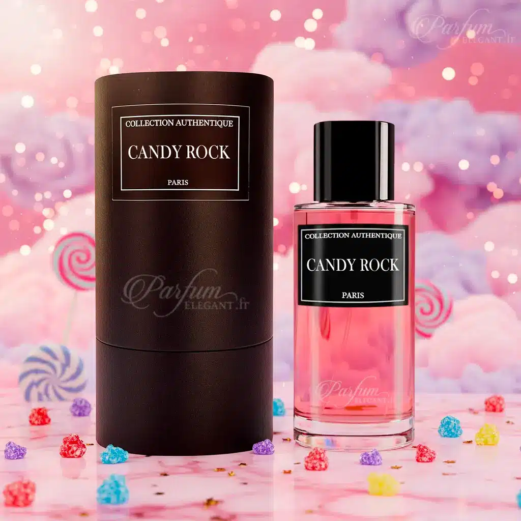 Candy Rock – Collection Privée L’Authentique (50 ml) 3 Parfum Candy Rock femme – vanille crémeuse et fruits sucrés longue tenue