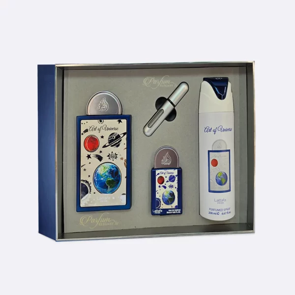 Coffret cadeau Art of Universe Lattafa Pride parfum oriental ambré boisé