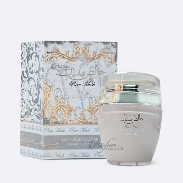 Crème Pure Musk main et corps Parfum Élégant, lotion hydratante parfumée au musc blanc