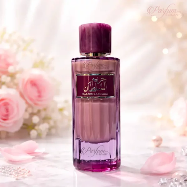 Flacon du parfum Hareem Al Sultan Ard Al Zaafaran parfum oriental féminin aux notes florales et sucrées