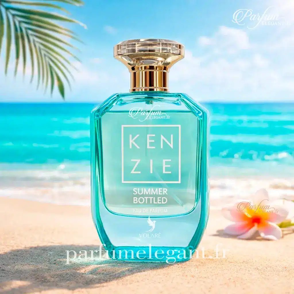 Kenzie Summer Bottled – Parfum Frais Exotique & Tropical 4 flacon parfum kenzie summer bottled bleu eau de parfum 100ml produit original