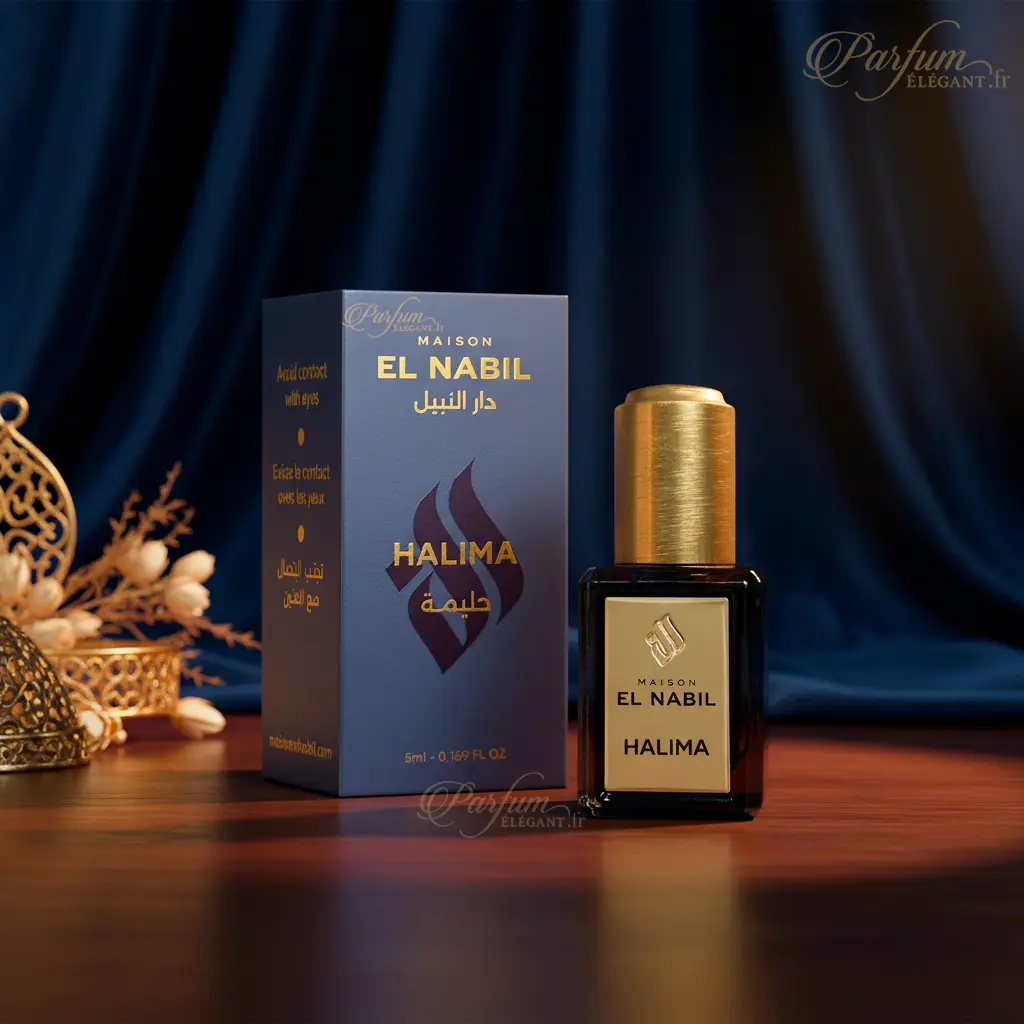 Roll-on Halima – Musc Oriental Ambré Femme – El Nabil – 5 ml 3 Roll-on Halima El Nabil 5 ml parfum oriental ambré femme