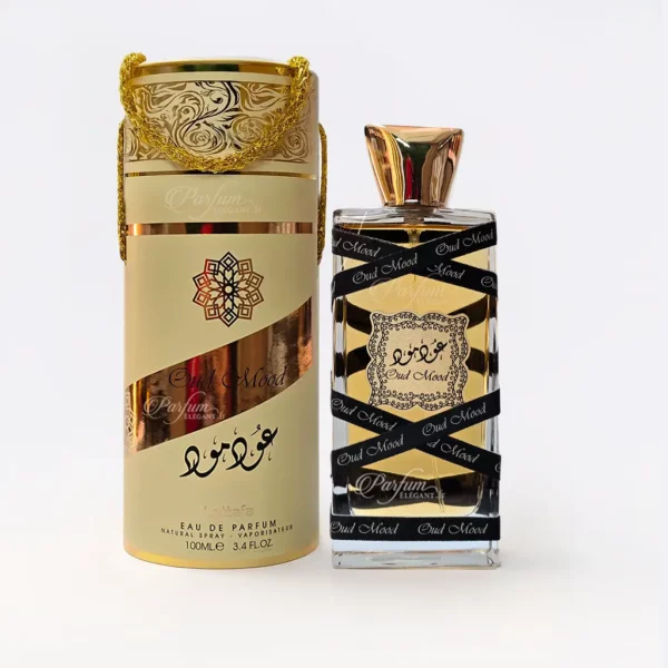 Parfum Oud Mood Lattafa eau de parfum 100ml coffret luxe oriental boisé ambré pour homme et femme