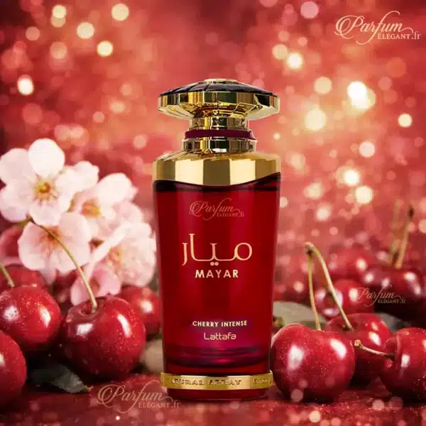 Flacon Mayar Cherry Intense Lattafa parfum femme aux notes de cerise
