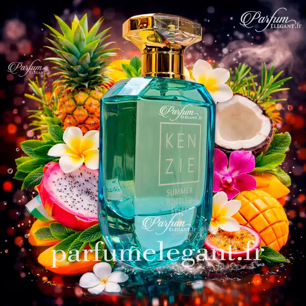 Kenzie Summer Bottled – Parfum Frais Exotique & Tropical 5 parfum pour été mixte ideal à la plage kenzie summer bottled