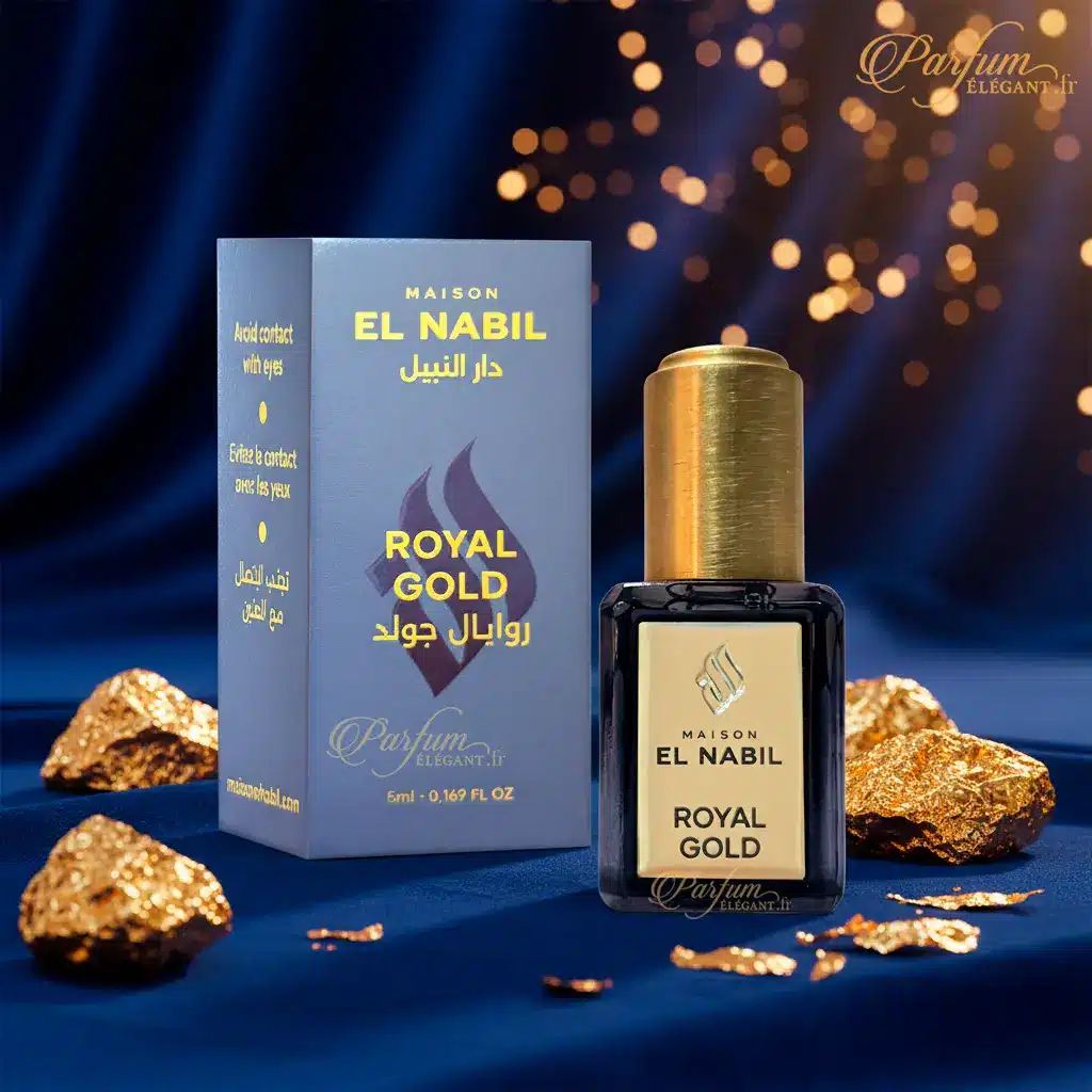 Royal Gold – Musc Concentré Roll-on 6 ml – Maison El Nabil 3 Musc Royal Gold Maison El Nabil roll-on 6 ml oriental ambré