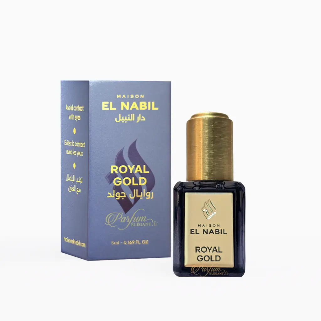 Royal Gold – Musc Concentré Roll-on 6 ml – Maison El Nabil 1 Parfum Royal Gold musc concentré oriental ambré luxe