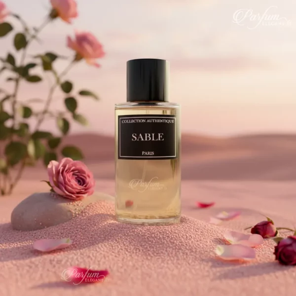 Parfum Sable homme femme, notes de oud, ambre et rose orientale
