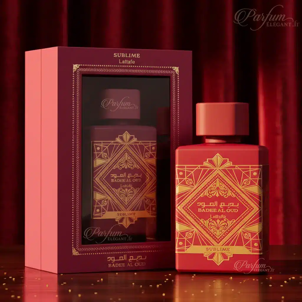 Badee Al Oud Rouge Sublime – Parfum Dubaï Intense & Élégant | Lattafa 3 Coffret Bade’e Al Oud Sublime Lattafa parfum Dubaï luxe oriental