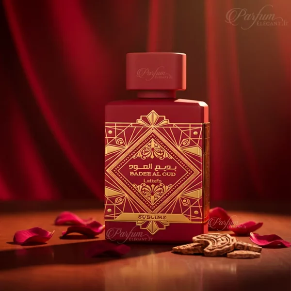Flacon Bade’e Al Oud Sublime Lattafa parfum oriental boisé et ambré