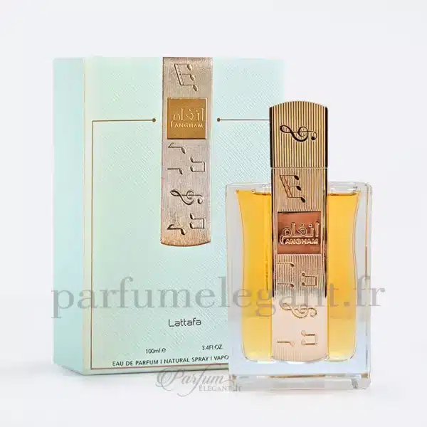 Parfum Élégant – Parfums Dubaï & Orientaux | Dupes Luxe à Prix Abordables en Boutique & en Ligne 6 Angham Lattafa eau de parfum 100ml flacon doré parfum oriental gourmand