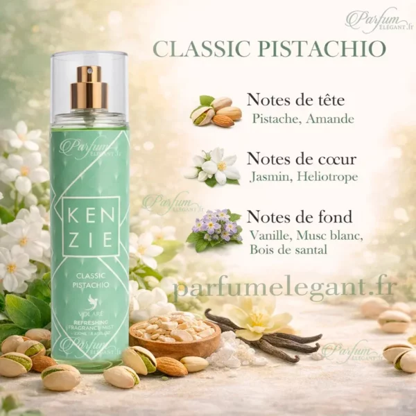 brume-kenzie-inspiration-kayali Brume parfumée Classic Pistachio Kenzie pistache amande vanille 250ml