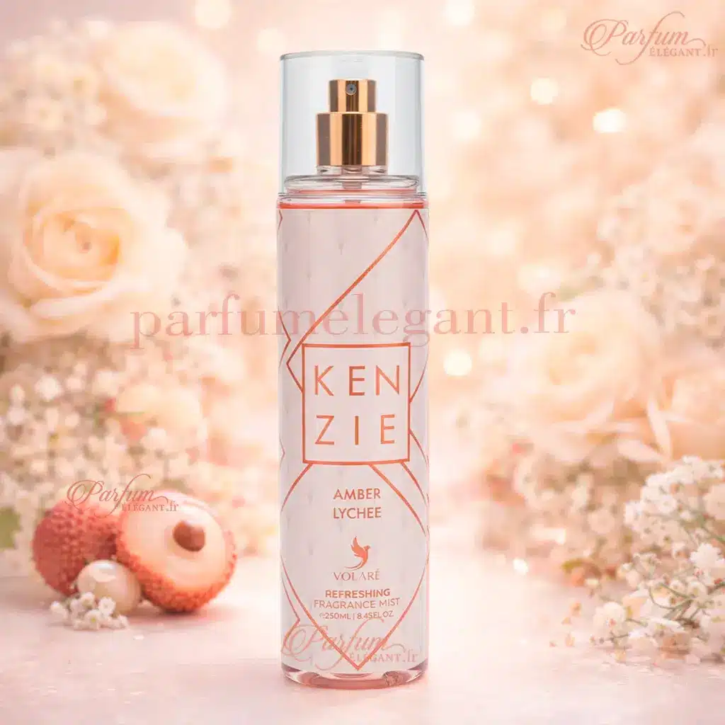 Amber Lychee – Brume Parfumée Fruitée & Ambrée – Kenzie 3 Brume parfumée pour corps inspiré de kayali de kenzie volaré
