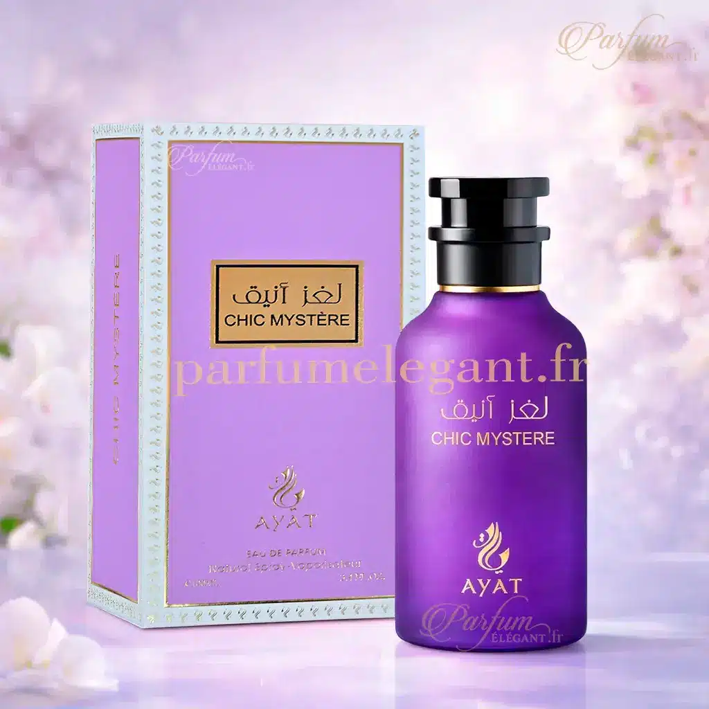 Chic Mystère – Eau de Parfum Unisexe Floral Fruité 100ML 3 Flacon Chic Mystère Ayat violet eau de parfum femme 100ml parfum floral chypré élégant
