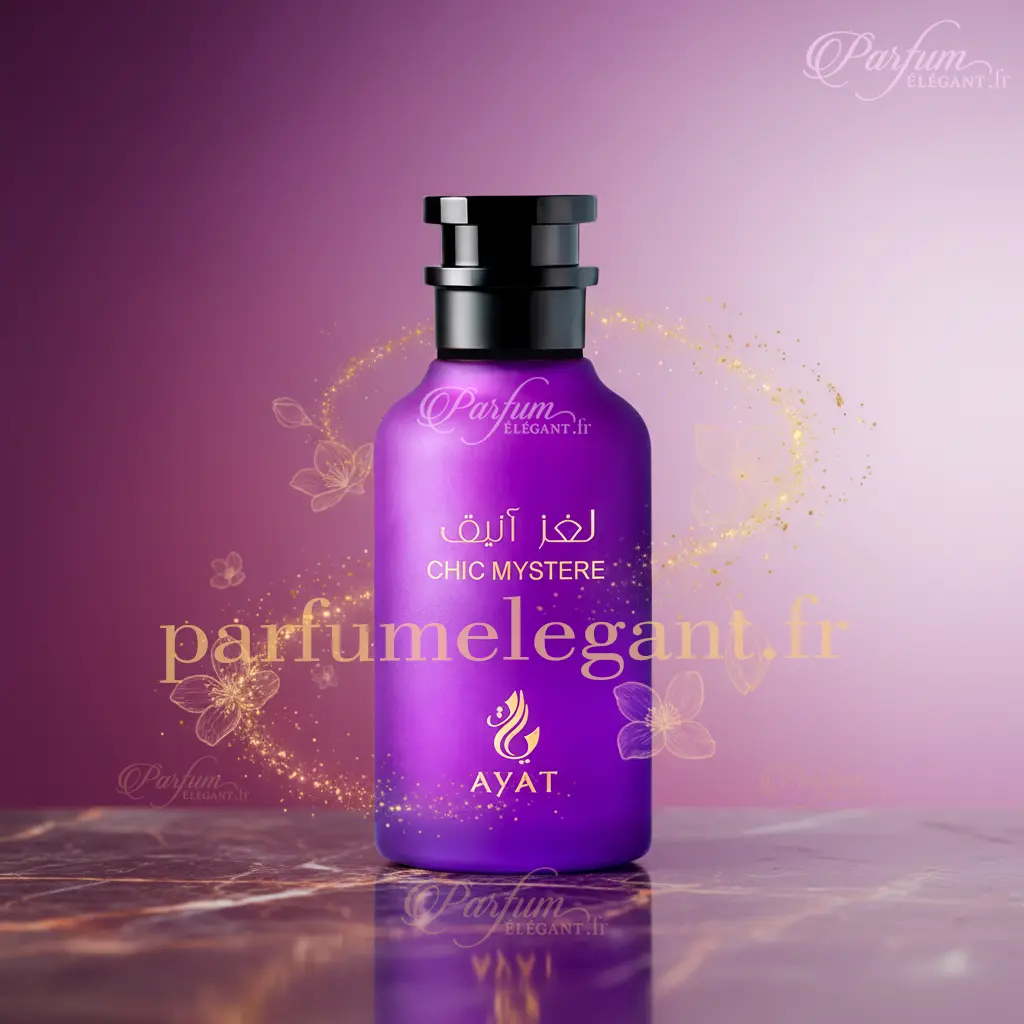 Chic Mystère – Eau de Parfum Unisexe Floral Fruité 100ML 4 Flacon Chic Mystère Ayat violet eau de parfum femme 100ml parfum floral chypré élégant