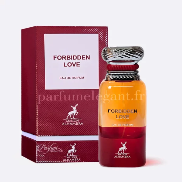 Parfums Homme – Parfums Dubaï & Orientaux Inspirés de Grandes Marques 11 Flacon Forbidden Love Maison Alhambra parfum cerise noire