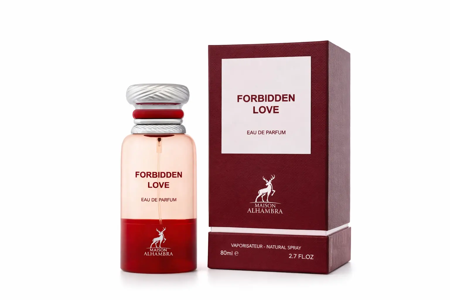 Forbidden Love – Eau de Parfum Gourmand Cerise 80ML – Maison Alhambra 1 Forbidden Love Maison Alhambra 80ML parfum cerise gourmand intense