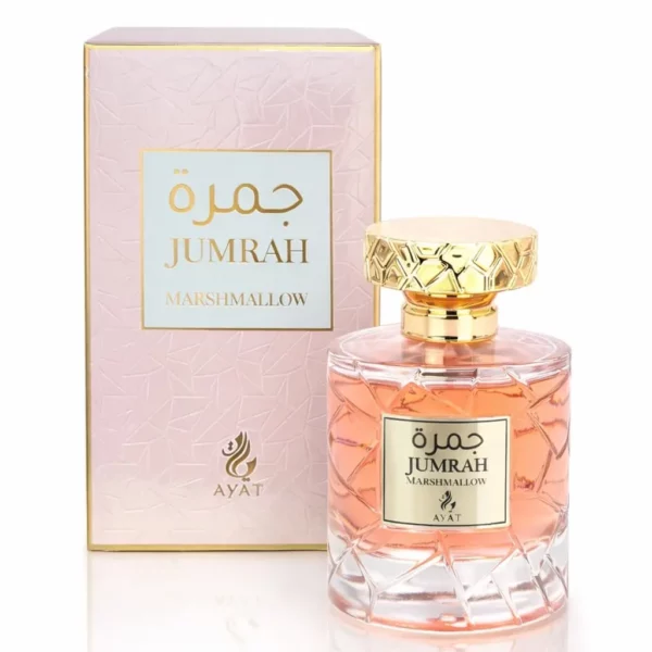 Parfum Élégant – Parfums Dubaï & Orientaux | Dupes Luxe à Prix Abordables en Boutique & en Ligne 7 Flacon Jumrah Marshmallow Ayat parfum doux et gourmand
