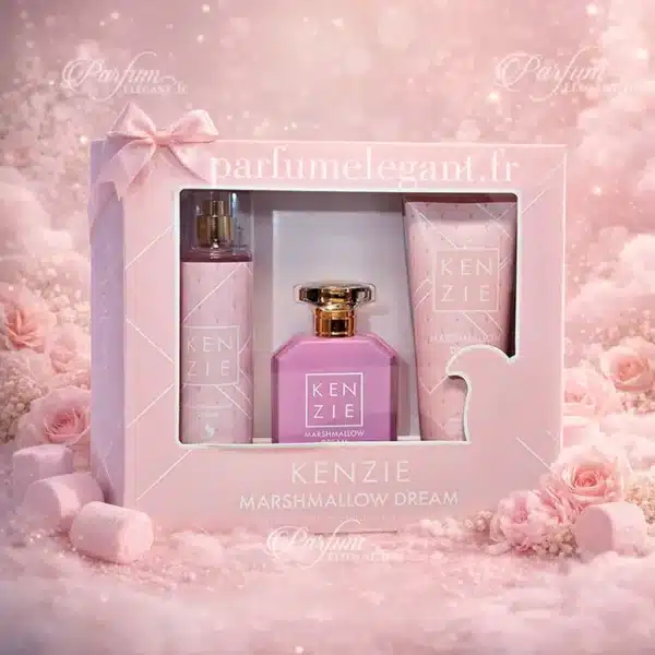kenzie-marshmallow-dream-coffret-cadeau Coffret Kenzie Marshmallow Dream parfum brume gel douche femme