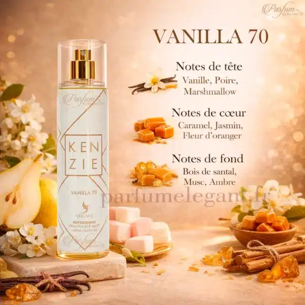 note-brume-kenzie-inspire-de-kayali brume inspirée d'un parfum de marque connu dupe de kayali