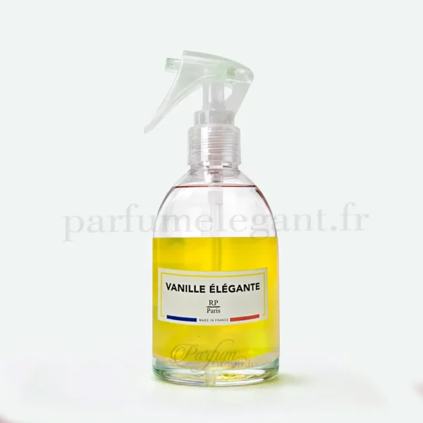 Parfum Élégant – Parfums Dubaï & Orientaux | Dupes Luxe à Prix Abordables en Boutique & en Ligne 9 Spray d’intérieur Vanille Élégante RP Paris parfum maison vanille