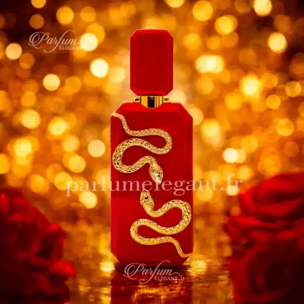 veneno-scarlet-flacon-rouge-or Parfum intense Veneno Scarlet French Avenue sillage puissant