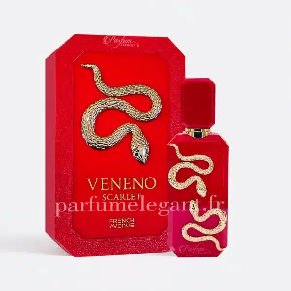 Flacon Veneno Scarlet French Avenue serpent doré