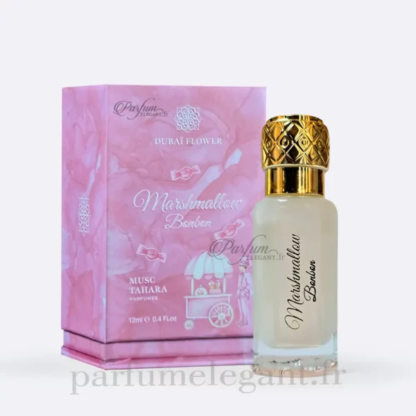 Parfum Élégant – Parfums Dubaï & Orientaux | Dupes Luxe à Prix Abordables en Boutique & en Ligne 9 Musc Tahara Marshmallow Bonbon Dubai Flower 12ml musc intime gourmand sucré vanillé femme